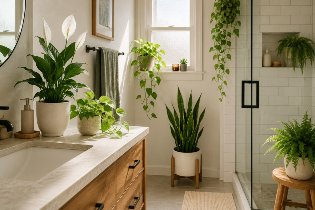 Best Bathroom Plants That Thrive in Low Light & Humidity