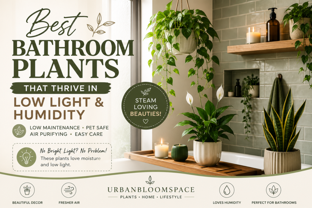Plants for low light bathrooms