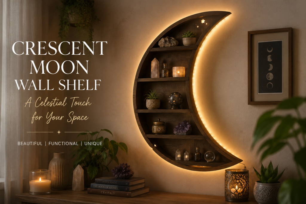 Crescent Moon Shelves