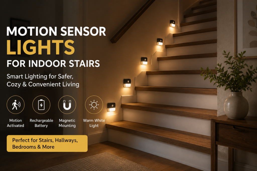 motion sensor lights for indoor stairs