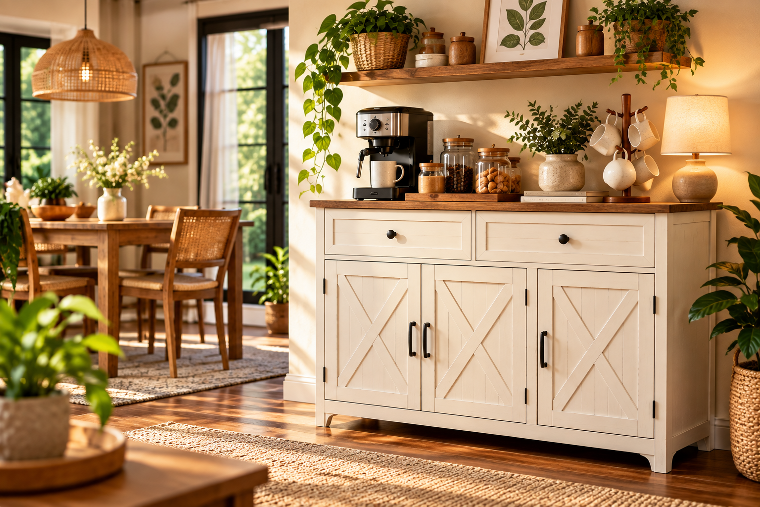 Coffee Bar Storage